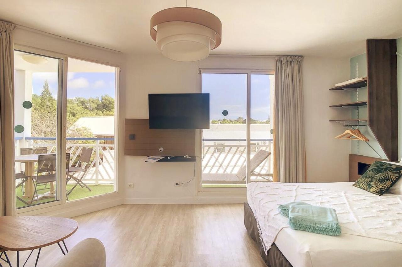 Archipel-Cocon D'Une Architecte-Grand Studio Avec Balcon-Acces Direct Piscine Et Plage Appartement