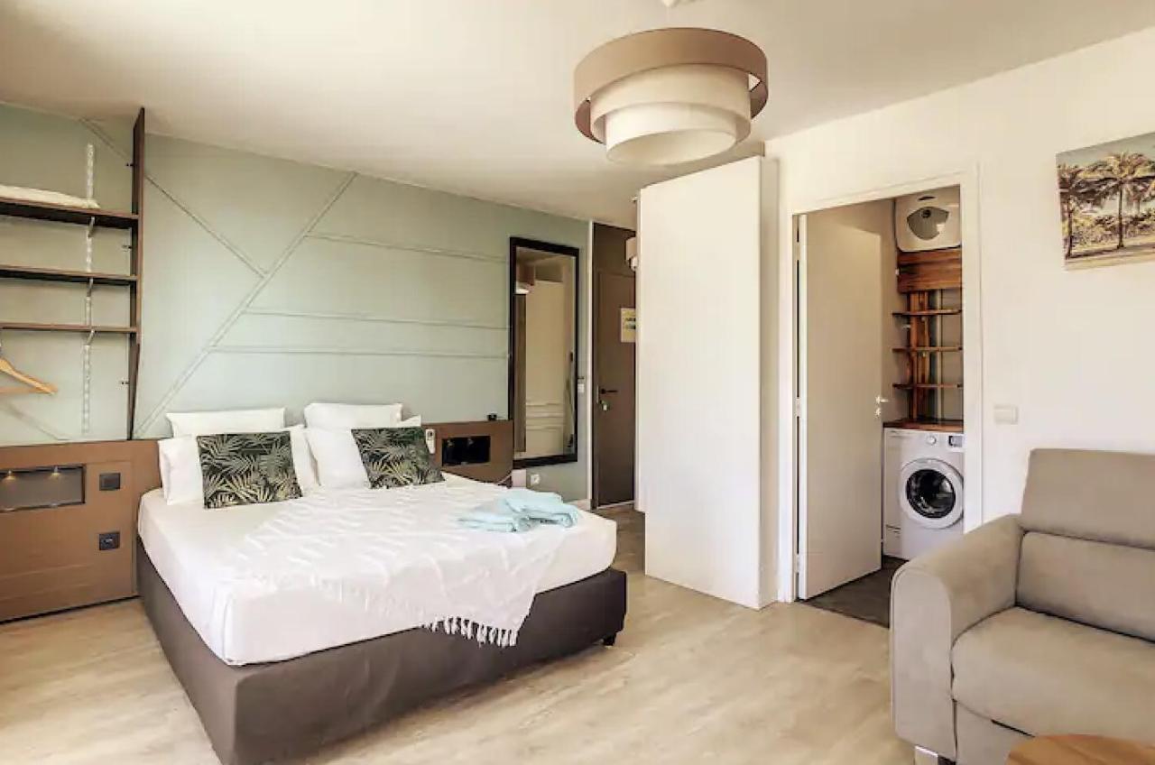 Archipel-Cocon D'Une Architecte-Grand Studio Avec Balcon-Acces Direct Piscine Et Plage *